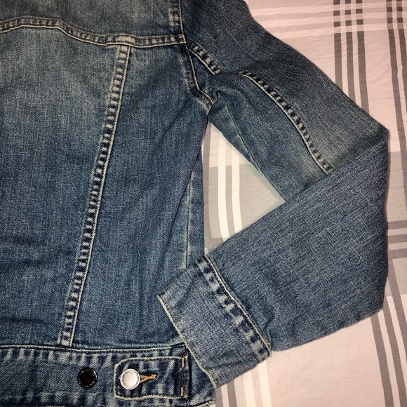 Calvin Klein Jean jacket Sz S cropped med wash - Picture 15 of 15
